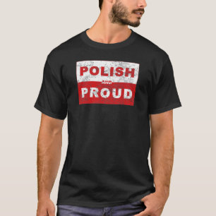 Polish and Proud Flag T-Shirt
