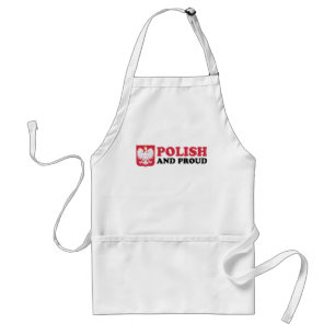 Polish And Proud With White Eagle Standard Apron
