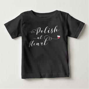 Polish At Heart, Poland Baby T-Shirt