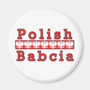 Polish Babcia Eagles Magnet