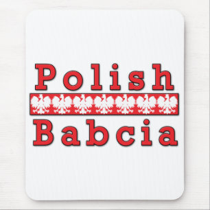 Polish Babcia Eagles Mouse Mat
