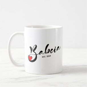 Polish Babcia Established Year - Grandmother Coffee Mug