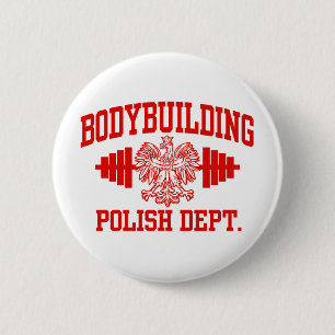Polish Bodybuilding 6 Cm Round Badge