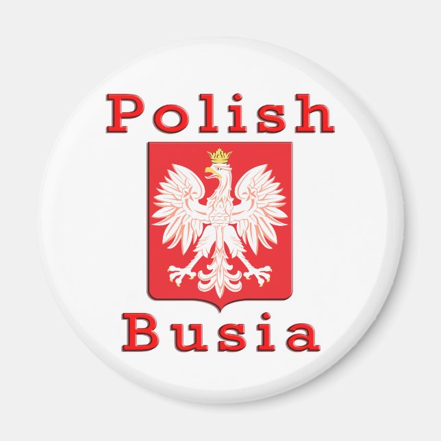Polish Busia Eagle Magnet (Front)