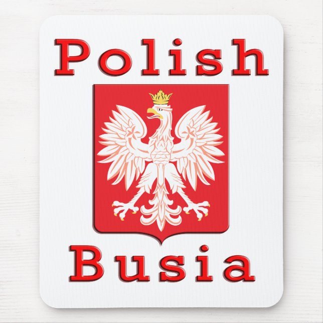 Polish Busia Eagle Mouse Mat (Front)
