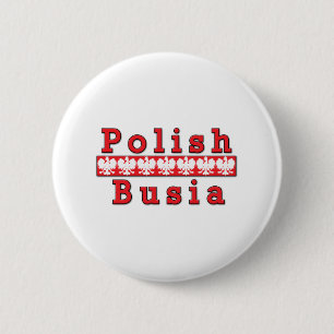 Polish Busia Eagles 6 Cm Round Badge