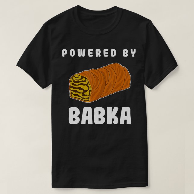 Polish Cake Powered By Babka1521  T-Shirt (Design Front)