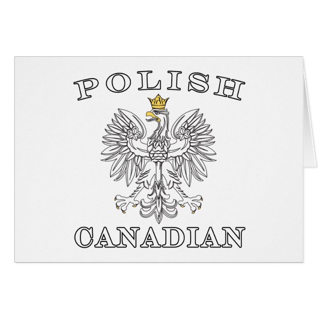 Polish Canadian Eagle (Front Horizontal)