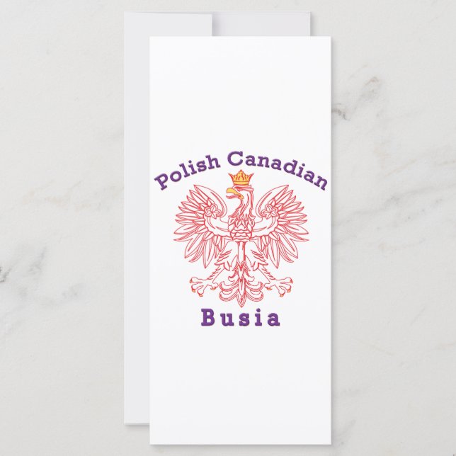 Polish Canadian Eagle Busia (Front)