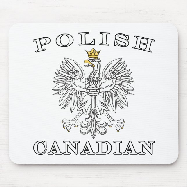 Polish Canadian Eagle Mouse Mat (Front)