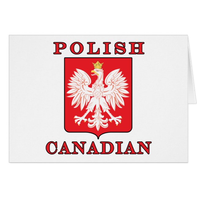 Polish Canadian Eagle Shield (Front Horizontal)