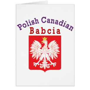 Polish Canadian Eagle Shield Babcia