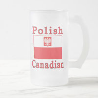 Polish Canadian Falcon Flag
