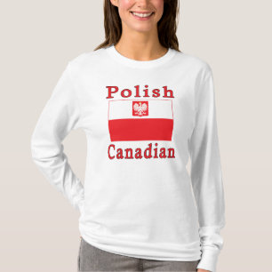 Polish Canadian Falcon Flag T-Shirt