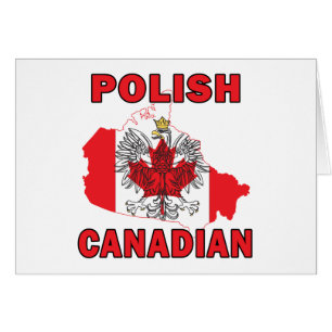 Polish Canadian Flag Canada Map