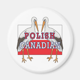 Polish Canadian Stork Magnet
