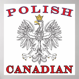 Polish Canadian White Eagle Poster