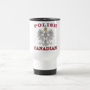 Polish Canadian White Eagle Travel Mug