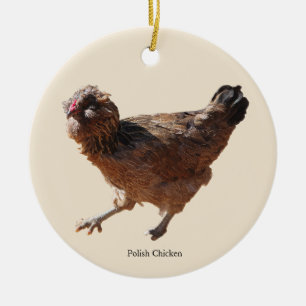 Polish Chicken ornament