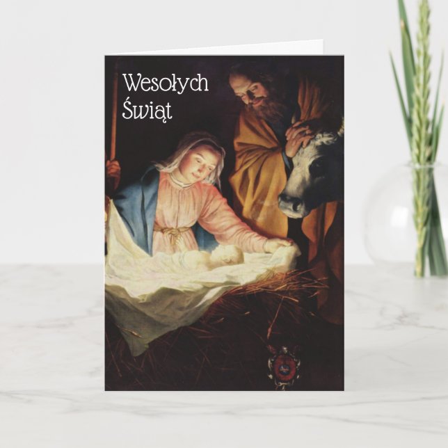 Polish Christmas Card - Boże Narodzenie (Front)