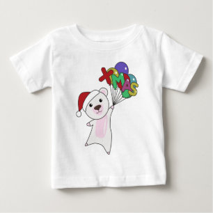 Polish Christmas Snow Winter Animals Polar Bears Baby T-Shirt