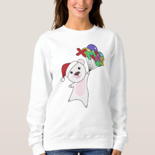Polish Christmas Snow Winter Animals Polar Bears Sweatshirt