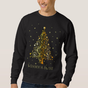 Polish Christmas Tree Poland Decoration Ornament S Sweatshirt