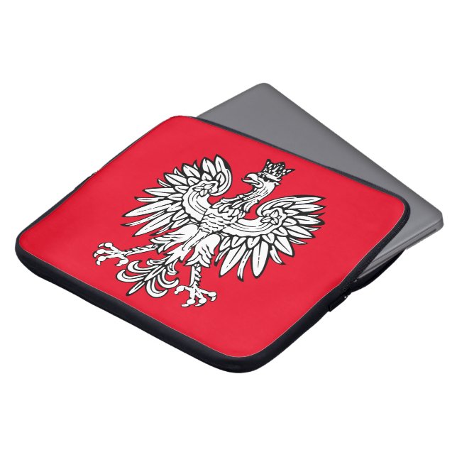 Polish Coat of arms Laptop Sleeve (Front Top)