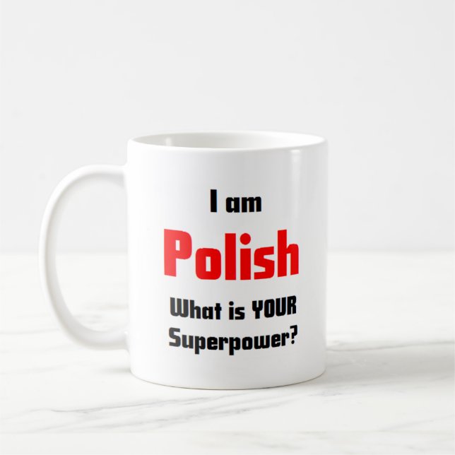 polish coffee mug (Left)