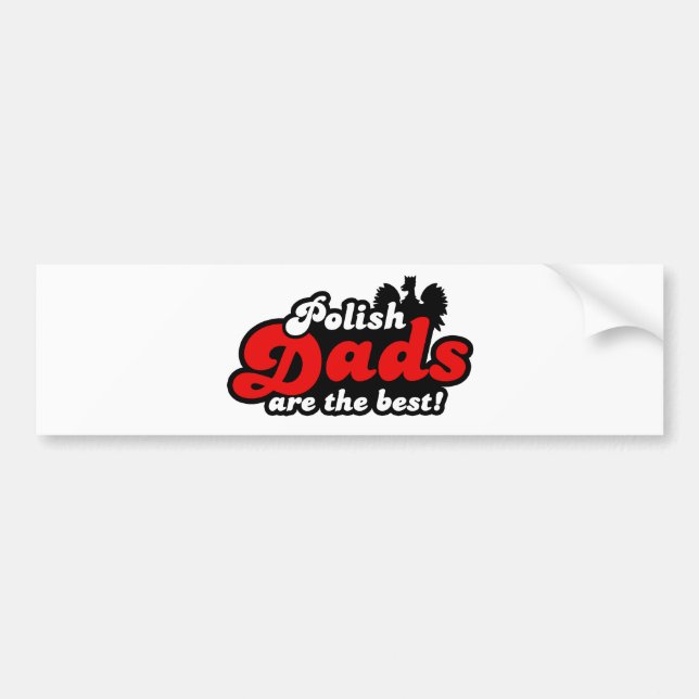 Polish Dads Bumper Sticker (Front)