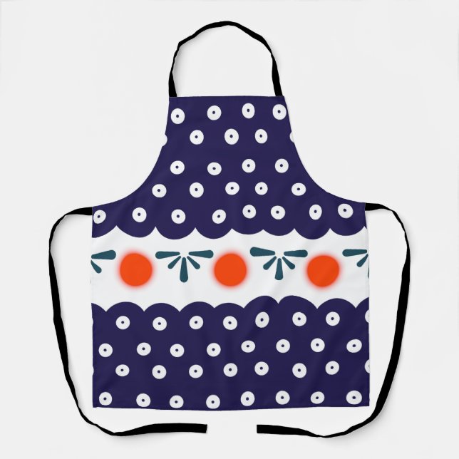 Polish design of traditional ceramics apron (Front)