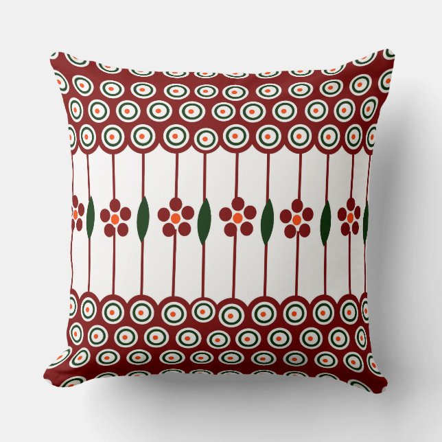 Polish design of traditional ceramics cushion (Front)