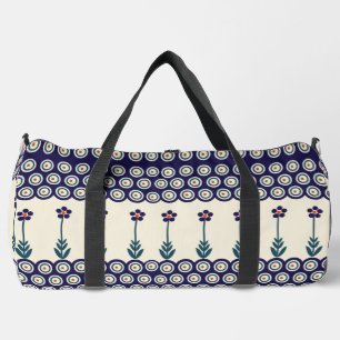 Polish design of traditional ceramics duffle bag