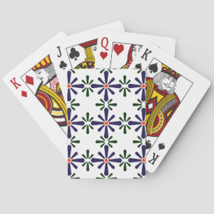 Polish design of traditional ceramics playing cards