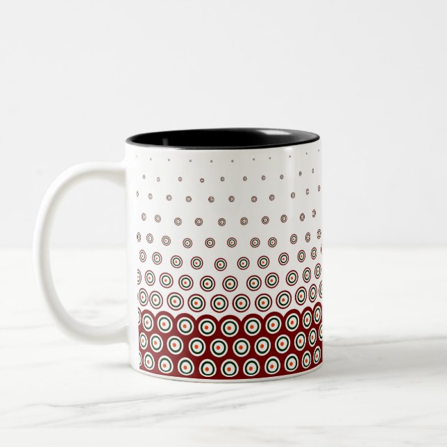 Polish design of traditional ceramics Two-Tone coffee mug (Left)