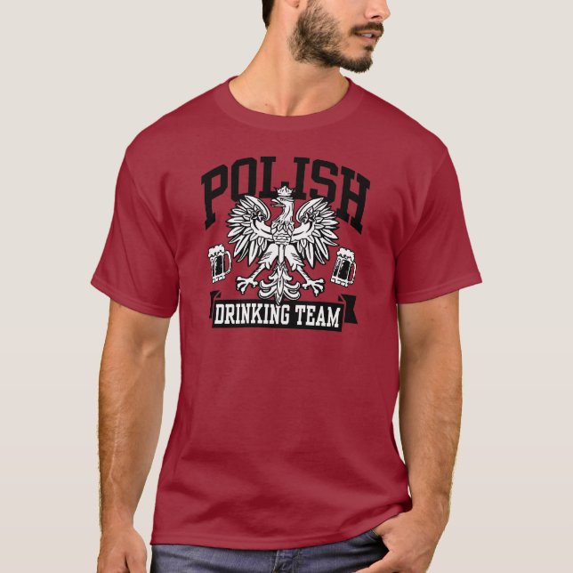 Polish Drinking Team T-Shirt (Front)