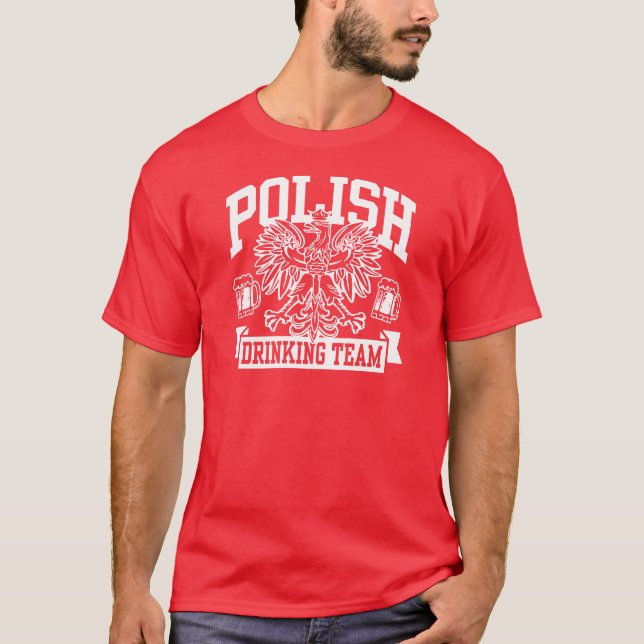 Polish Drinking Team T-Shirt (Front)
