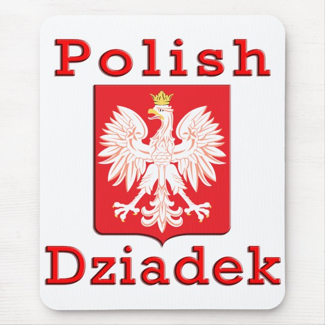 Polish Dziadek Eagle Mouse Mat (Front)