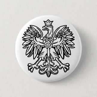 Polish Eagle 6 Cm Round Badge