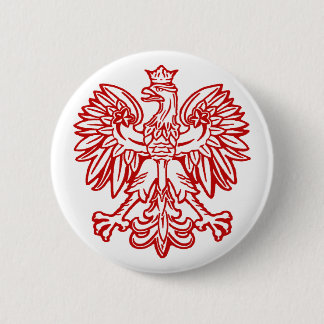 Polish Eagle 6 Cm Round Badge