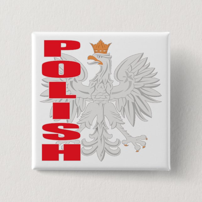 Polish Eagle Button (Front)