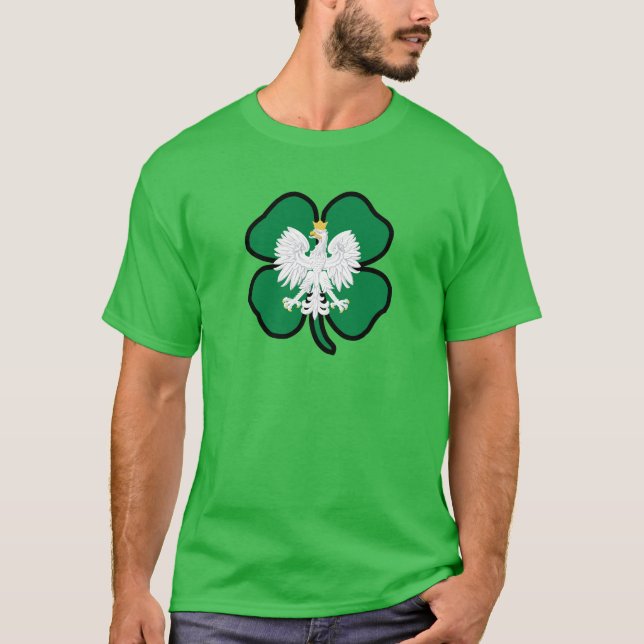 Polish Eagle Clover Tshirt (Front)