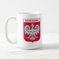 Polish Eagle Coat of Arms Custom Name