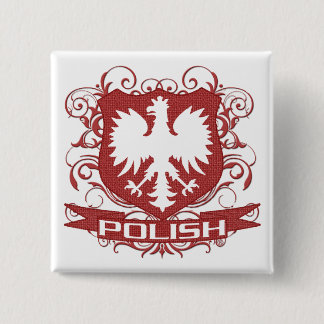 Polish Eagle Crest button