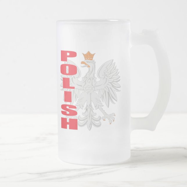 Polish Eagle Frosted Mug (Right)