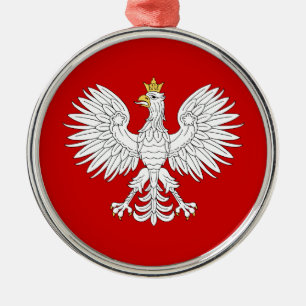 Polish Eagle Metal Tree Decoration