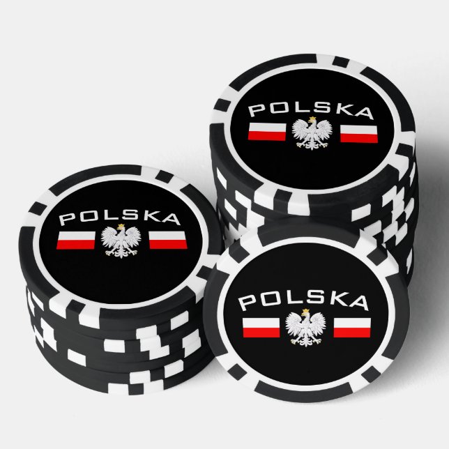 Polish Eagle Poker Chips (Stack)