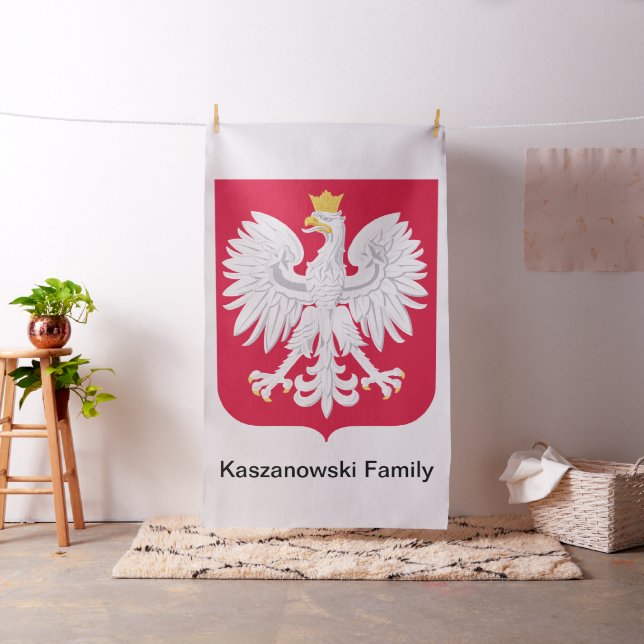Polish Eagle 🦅 Polski Poland Red Crest Fabric (In Situ)