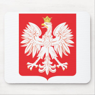 Polish Eagle Red Shield Mouse Mat