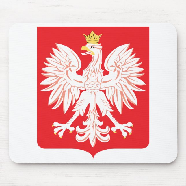 Polish Eagle Red Shield Mouse Mat (Front)